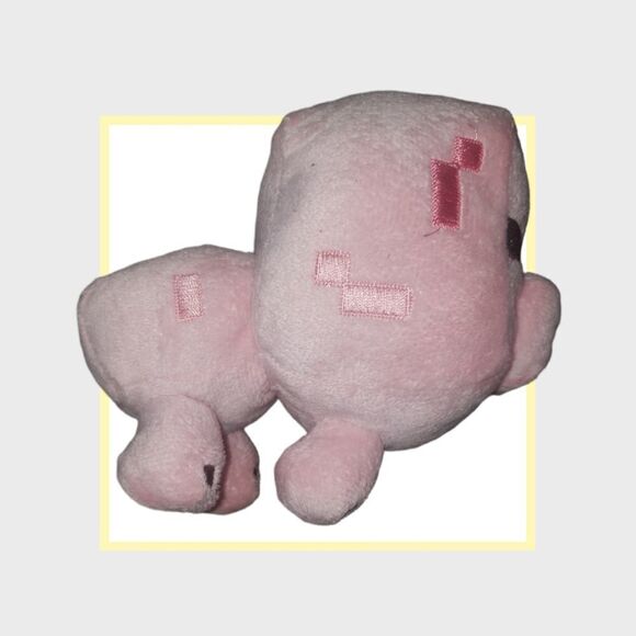 Pink Pig Minecraft Plush plushie Mojang 2013 - Picture 6 of 7